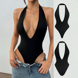 Women's Sexy Halter Jumpsuit Hot Girl Backless