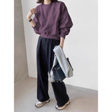 New Round Neck Short Retro Women's Top