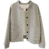 Women's Loose Casual Button Fashion Jacket