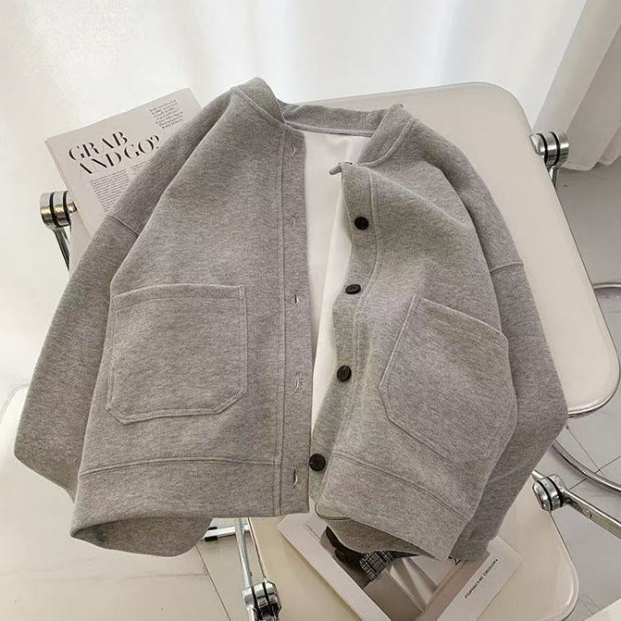 Women's Loose Casual Button Fashion Jacket