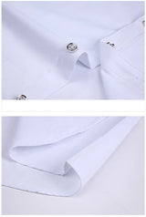 Men's clothing  Arrival Men Shirt Fashion Causal Long Sleeved Male Dress Social Business Brand Shirt Soft Weeding White Shirts