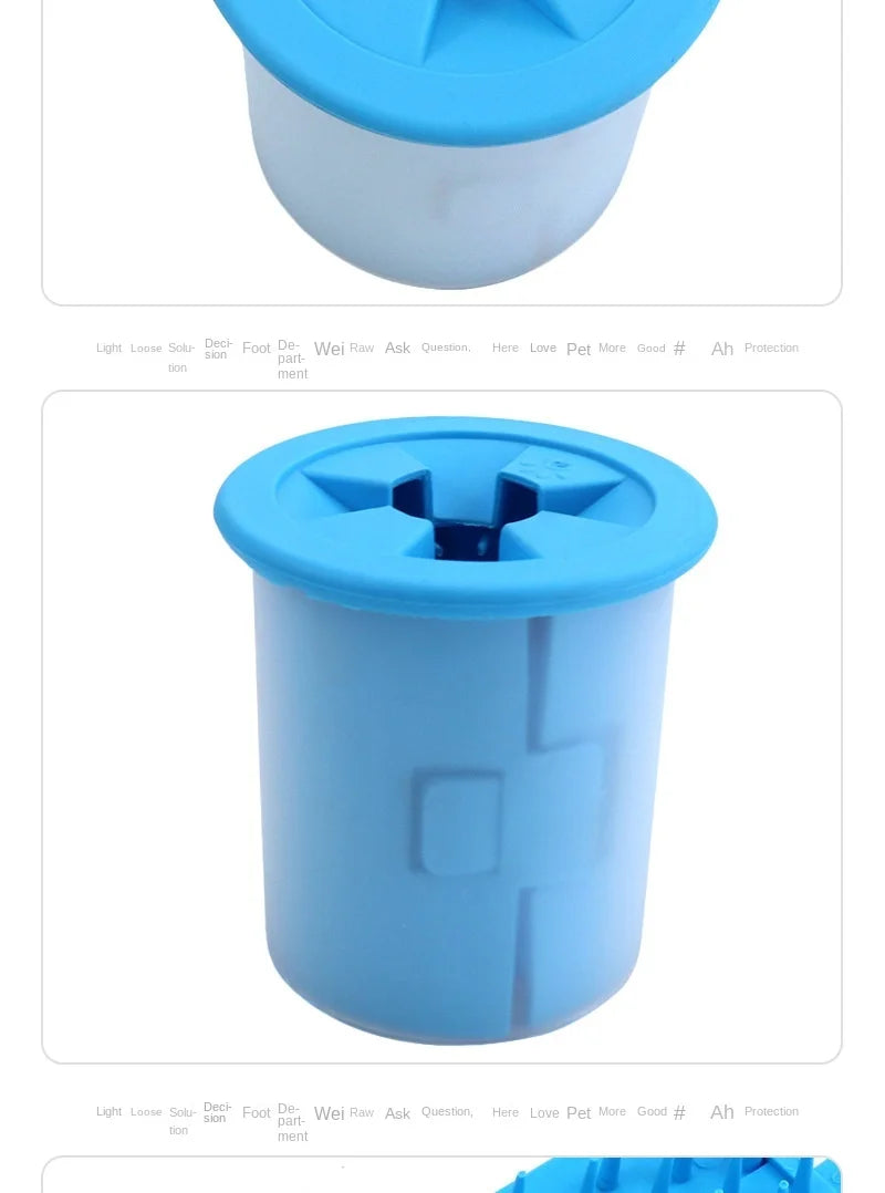 Pet Supplies for Small and Large Dogs - Dog Paw Cleaner Cup, Silicone Pet Feet Washer, Cat Paw Cleaning Tool, Portable