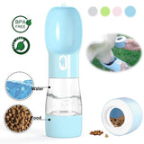 Pet Dog Water Bottle Portable Drinking Water Feeder Bowl Cat Food Feeding For Puppy Outdoor Walking Travel Supplies Pet Products