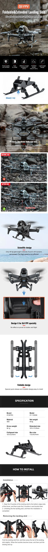 Propellers Guard for DJI FPV Combo Drone Blade Protection Ring Anti-collision Integrated Props Protective Cover Accessories