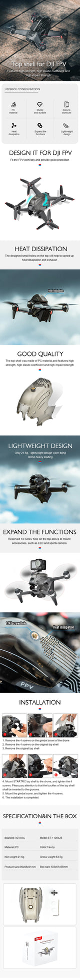 Propellers Guard for DJI FPV Combo Drone Blade Protection Ring Anti-collision Integrated Props Protective Cover Accessories