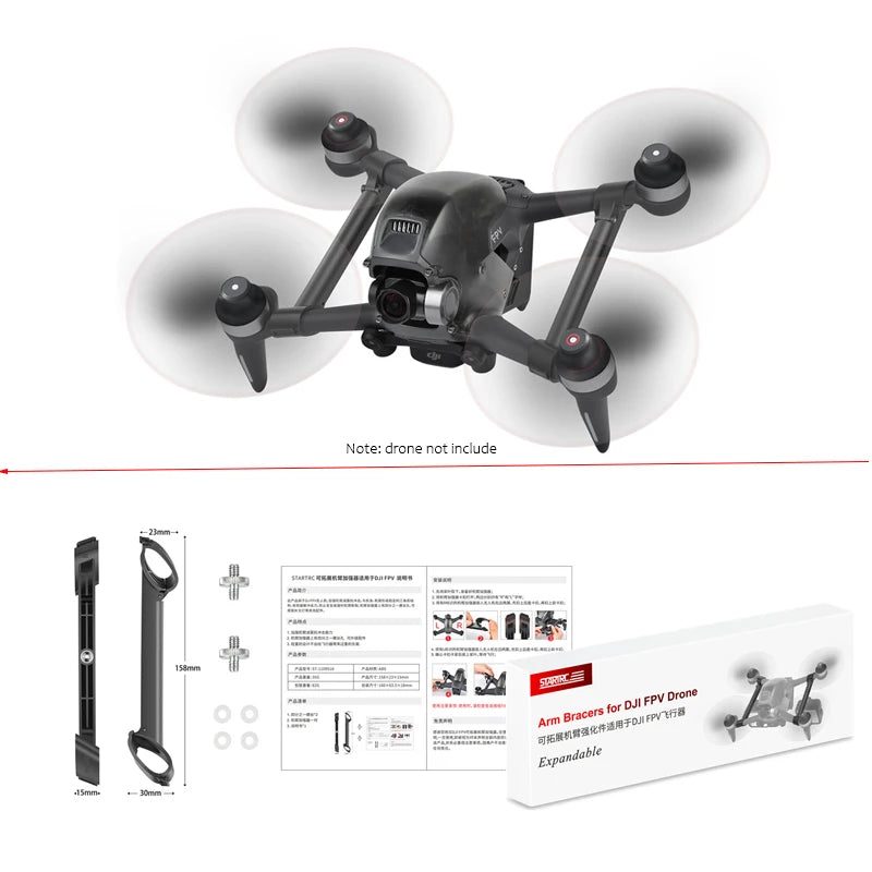 Propellers Guard for DJI FPV Combo Drone Blade Protection Ring Anti-collision Integrated Props Protective Cover Accessories