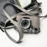 Mr.stone Handmade Genuine Leather Camera Strap For sony a7cR fujifilm XT5 Leica M1 Camera Shoulder Sling Belt (Shoulder support)