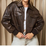 Women's Clothing Autumn New Fashion Jacket with Large Pocket Jacket