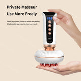 Ems Guasha Massage Brush Red Light Heating Body Shaping Lymphatic Drainage Detoxification Scraping Meridian Brush Fat Burner