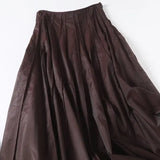 Women's clothing summer new products European and American fashion versatile minimalist design casual tulle skirt