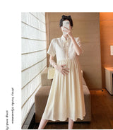 Pregnant Women's Clothing Summer Fashion New Style Loose and Slimming Dress