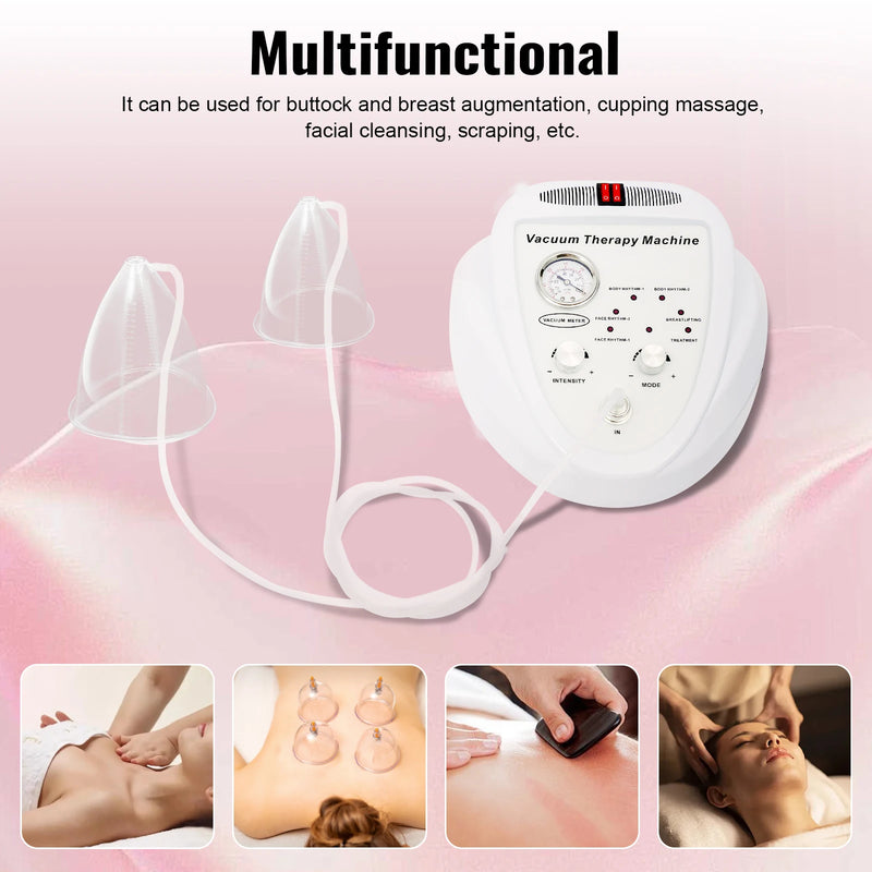 Electric Vacuum Pump Massage Breast Massager Enlargement & Butt Lifting Body Shaping for Beauty Salons, Hospitals, Spas