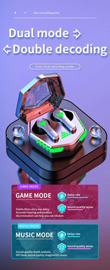 N35 TWS Gaming Earphones Touch Wireless Headphones Bluetooth 300mAh Battery Long Standby Earbuds HIFI Waterproof Headset