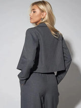 Women's Clothing Autumn New Fashion Casual Short Small Suit Slim Fit Trousers Women's Suit Костюм Женский Летний