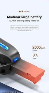 Xiaomi M3 Pro Drone 8K Triple-camera Professional HD Aerial Photography Obstacle Avoidance Brushless Motor GPS Return Drone ﻿