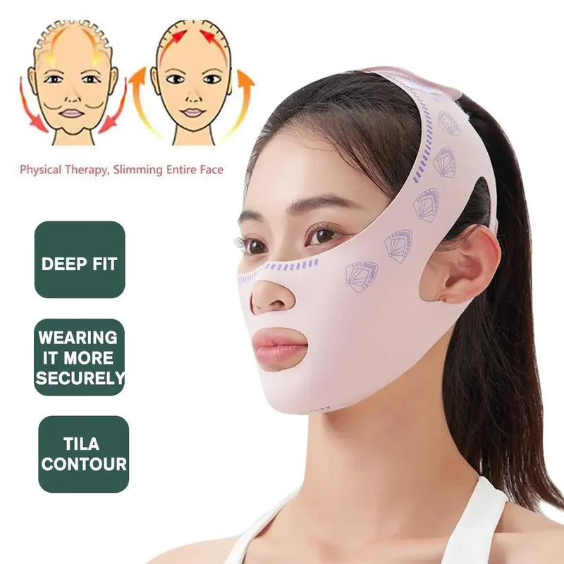 Beauty Health Chin Cheek Slimming Bandage V Shaper V Line Lifting Mask Face Lifting Anti Wrinkle Strap Band Sleeping Mask