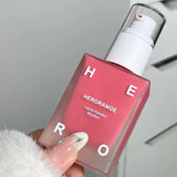 HERORANGE Matte Liquid Blush Velvet Blusher Peach Face Blusher Pigment Lasting Beauty Natural Cheek Tint Cream Blush Makeup 30ML