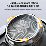 Wet-Dry Use Dual Blade 90mins last USB Fast Rechargeable Mini Shaver Power Motor Travel Size for Men Women Painless Hair Removal