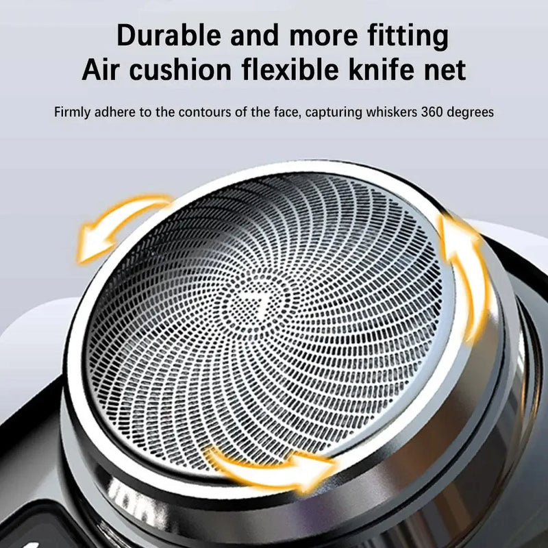 Wet-Dry Use Dual Blade 90mins last USB Fast Rechargeable Mini Shaver Power Motor Travel Size for Men Women Painless Hair Removal