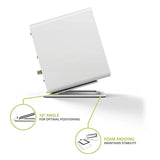 16° Dip Angle Desktop Computer Speakers Holder Bracket Durable Metal Audio Stand for Kanto's YU4 Active Speaker Accessories