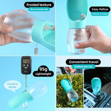 Portable Pet Dog Water Bottle Hiking Outdoor Leakproof Puppy Drinking Bowls for Small Medium Large Dogs Cats Chihuahua Supplies