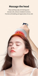 Ems Guasha Massage Brush Red Light Heating Body Shaping Lymphatic Drainage Detoxification Scraping Meridian Brush Fat Burner