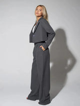 Women's Clothing Autumn New Fashion Casual Short Small Suit Slim Fit Trousers Women's Suit Костюм Женский Летний