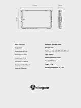 Fotorgear MS01 Magnetic Phone Selfie Monitor Screen for Smartphone Rear Camera Selfie Vlog Live Stream for iPhone Android