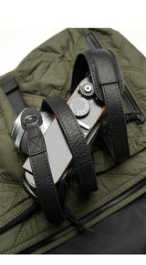 Mr.stone Handmade Genuine Leather Camera Strap For sony a7cR fujifilm XT5 Leica M1 Camera Shoulder Sling Belt (Shoulder support)