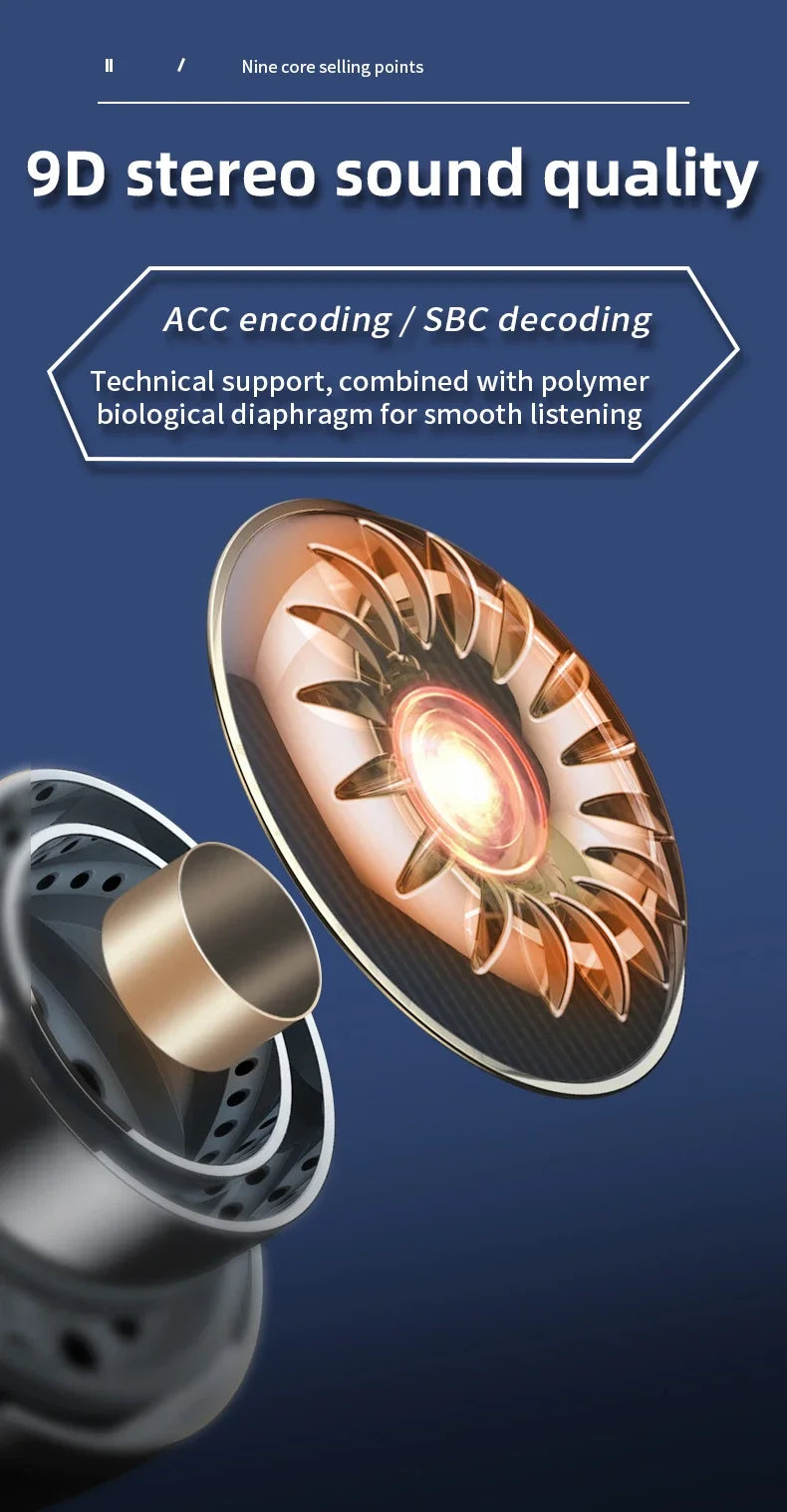 N35 TWS Gaming Earphones Touch Wireless Headphones Bluetooth 300mAh Battery Long Standby Earbuds HIFI Waterproof Headset