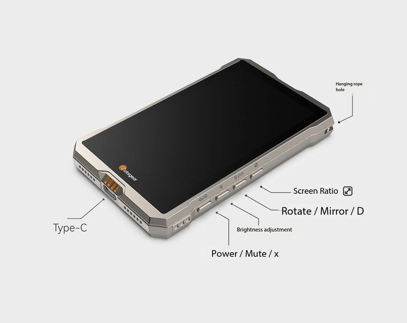 Fotorgear MS01 Magnetic Phone Selfie Monitor Screen for Smartphone Rear Camera Selfie Vlog Live Stream for iPhone Android