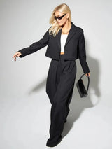 Women's Clothing Autumn New Fashion Casual Short Small Suit Slim Fit Trousers Women's Suit Костюм Женский Летний