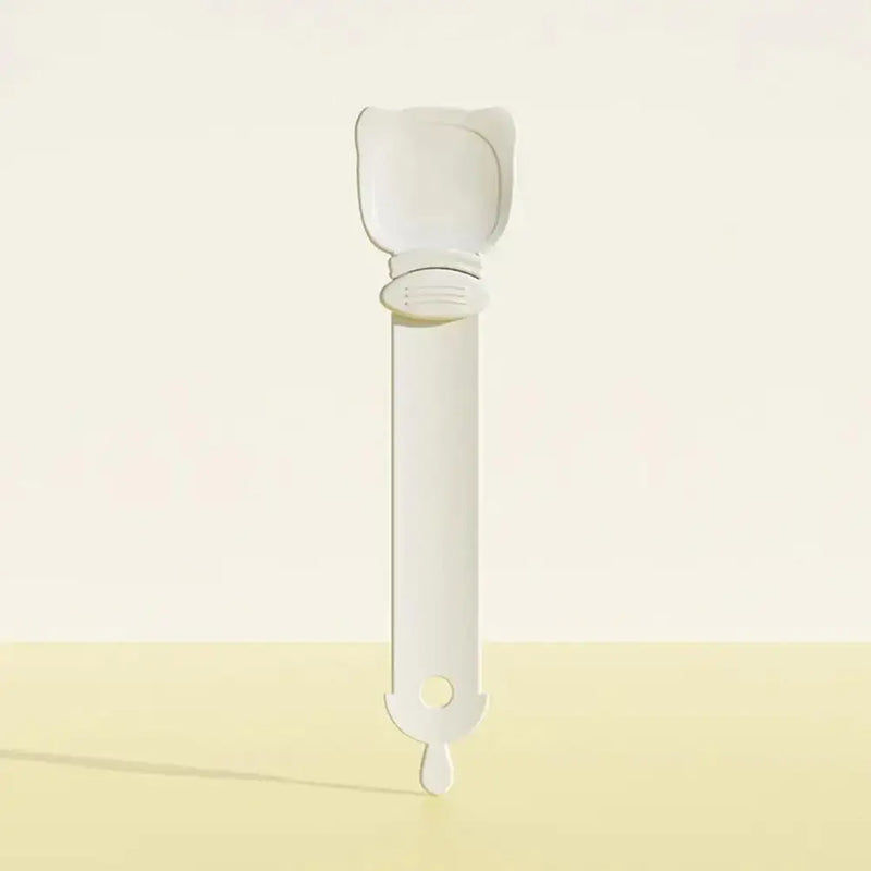 Pet Feed Spoon Food Scoop Cat Strip Squeezer Feeder Dispenser Indoors Puppy Kitten Snack Liquid Food Scoop Kitty Pet Supplies
