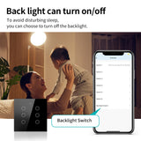 Melery 4x4 Brazil Zigbee Light Switch Touch Sensor Panel Tuya Smart Life Neutral Wire 4/6/8 Gang Remote by Alexa Dot Google Home