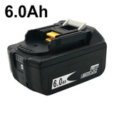 Latest BL1880B BL1860B 18V 8.0Ah 6.0A 3.5A Li Ion Rechargeable Battery for Makita 18V BL1830 BL1840 BL1850 BL1815 Cordless Drill