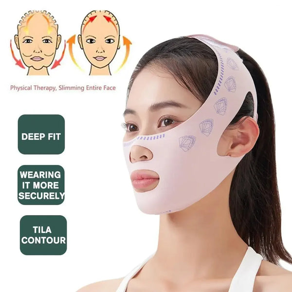Beauty Health Chin Cheek Slimming Bandage V Shaper V Line Lifting Mask Face Lifting Anti Wrinkle Strap Band Sleeping Mask