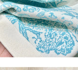 Women's Clothing Early Autumn New Style Temperament Jungle Jacquard Knitted Cardigan Top+French Elegant Half Skirt Two-Piec