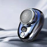 Wet-Dry Use Dual Blade 90mins last USB Fast Rechargeable Mini Shaver Power Motor Travel Size for Men Women Painless Hair Removal