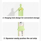 Pet Feed Spoon Food Scoop Cat Strip Squeezer Feeder Dispenser Indoors Puppy Kitten Snack Liquid Food Scoop Kitty Pet Supplies