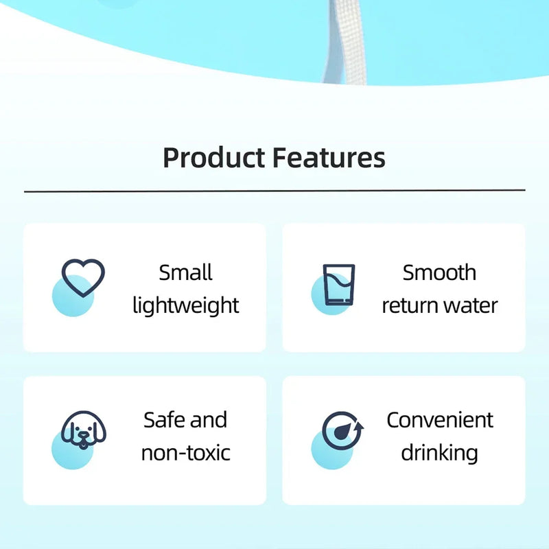 Portable Pet Dog Water Bottle Hiking Outdoor Leakproof Puppy Drinking Bowls for Small Medium Large Dogs Cats Chihuahua Supplies