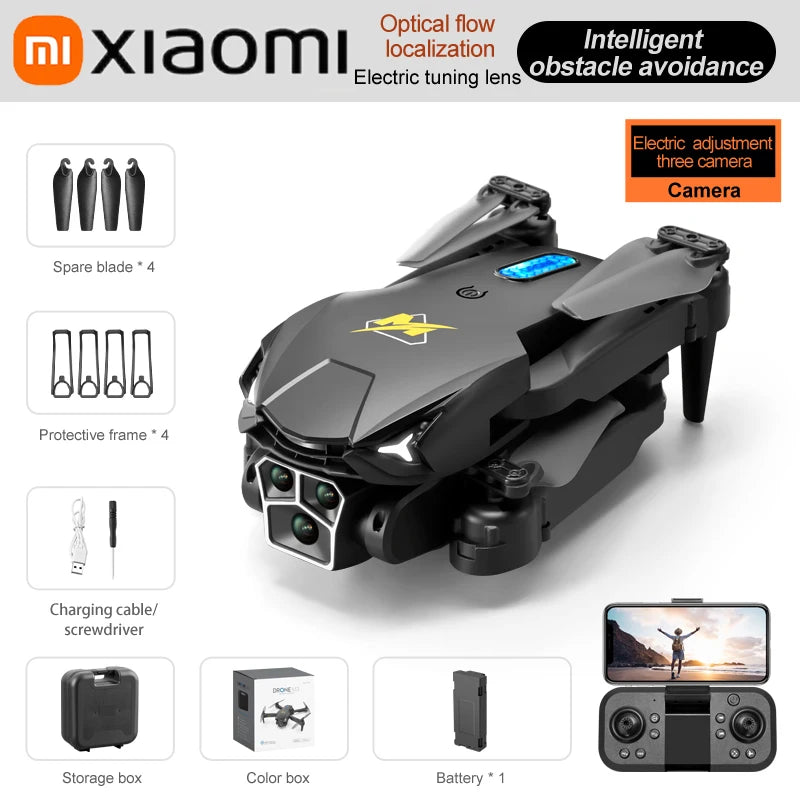 Xiaomi M3 Pro Drone 8K Triple-camera Professional HD Aerial Photography Obstacle Avoidance Brushless Motor GPS Return Drone ﻿