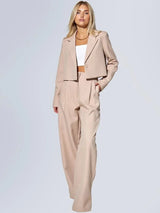 Women's Clothing Autumn New Fashion Casual Short Small Suit Slim Fit Trousers Women's Suit Костюм Женский Летний