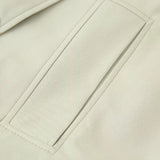 New women's clothing European and American style fashionable design sense lapel bat style short windbreaker