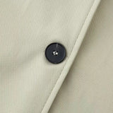 New women's clothing European and American style fashionable design sense lapel bat style short windbreaker