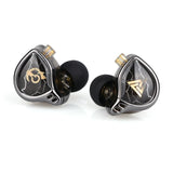 QKZ x HBB Earphones 10mm Titanium-Coated Diaphragm In Ear Monitor Headphones Hi-Fi Audio IEMs Outdoor sports headsets