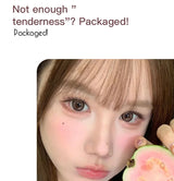 HERORANGE Matte Liquid Blush Velvet Blusher Peach Face Blusher Pigment Lasting Beauty Natural Cheek Tint Cream Blush Makeup 30ML