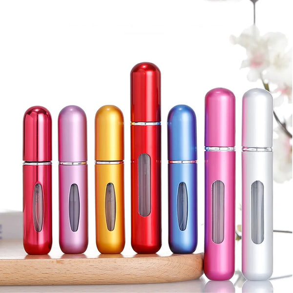 Perfume Spray Refillable Bottle 1PC 5ml 8ml Mini Portable Atomizer Jar Scent Pump Empty Container Cosmetic Liquid Tools