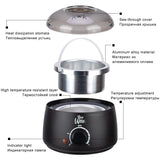 Wax Machine for Hair Removal Paraffin Heater Waxing Beans Depilatory Epilator Warmer Wax-melting Pot Wax Heater