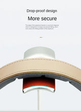 Curved Aluminum Headphone Stand Rack Sturdy Metal Gaming Headset Earphone Holder Hanger with Solid Base for Table Desk Display