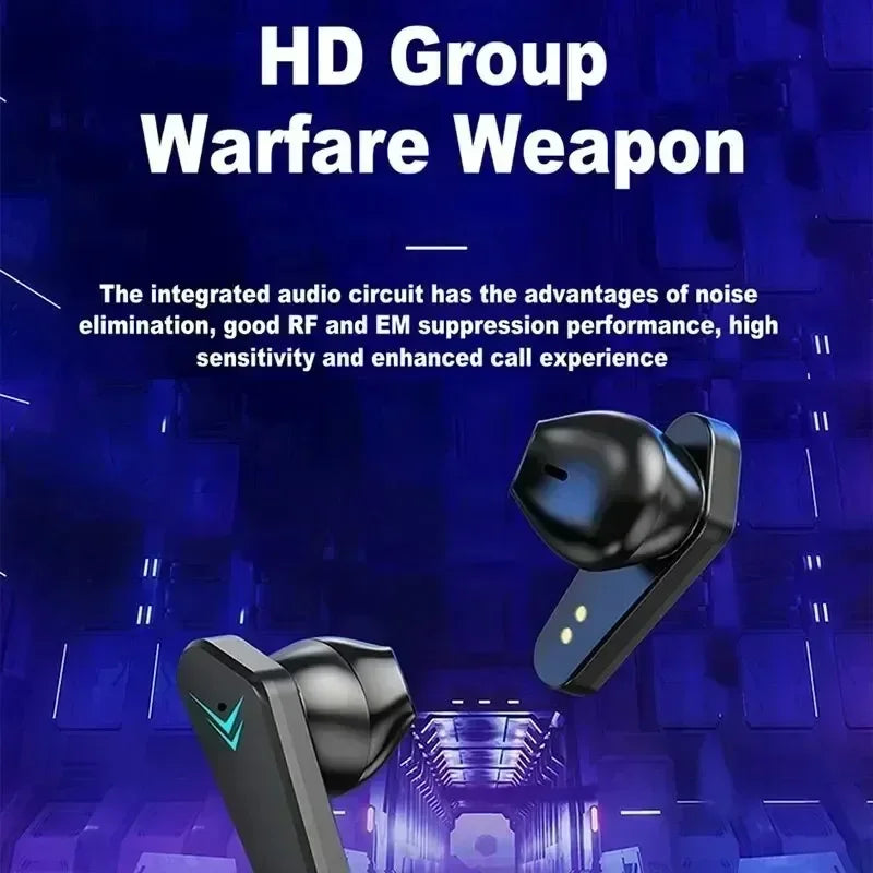 New X15 TWS Bluetooth Earphones Wireless Headphones 65ms Low Latency Earbuds Esport Gaming Headset Gamer Earphone Mic For phone